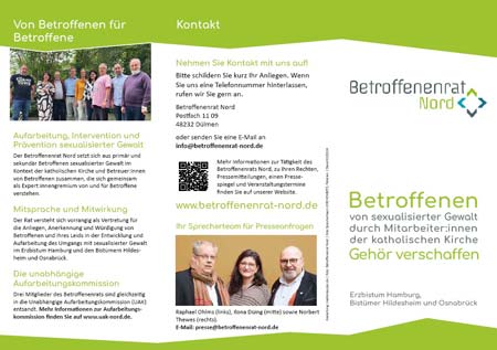 Betroffenenrat Nord Flyer Februar2024 Ansicht Titel