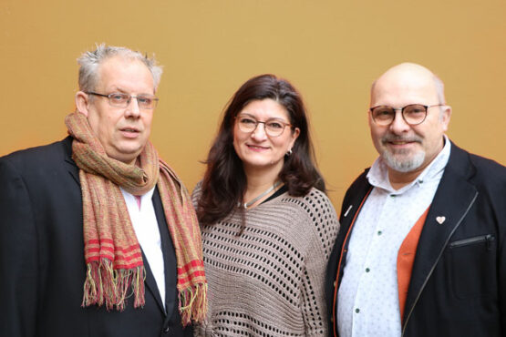 Raphael Ohlms, Ilona Düing und Norbert Thewes